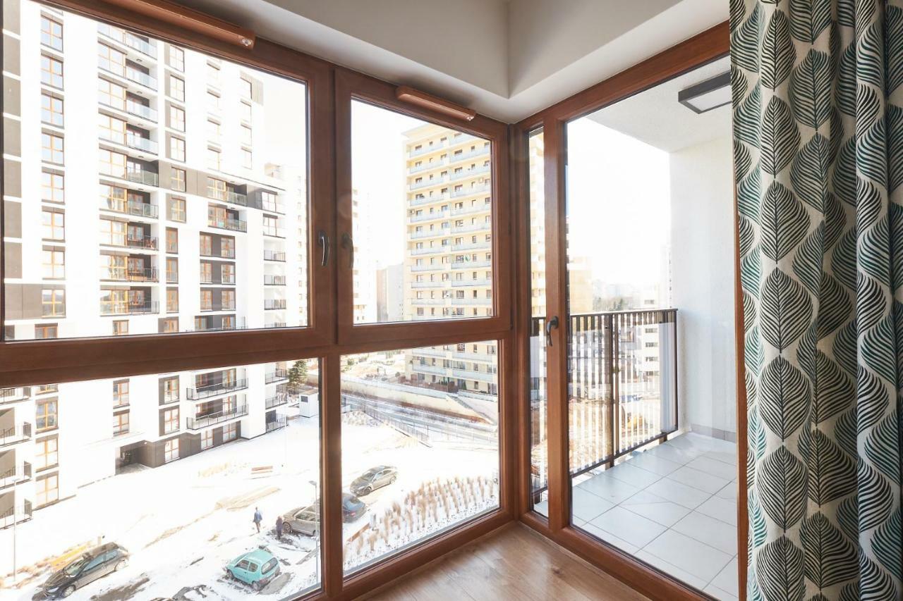 Modern Apartment In วอร์ซอ ภายนอก รูปภาพ