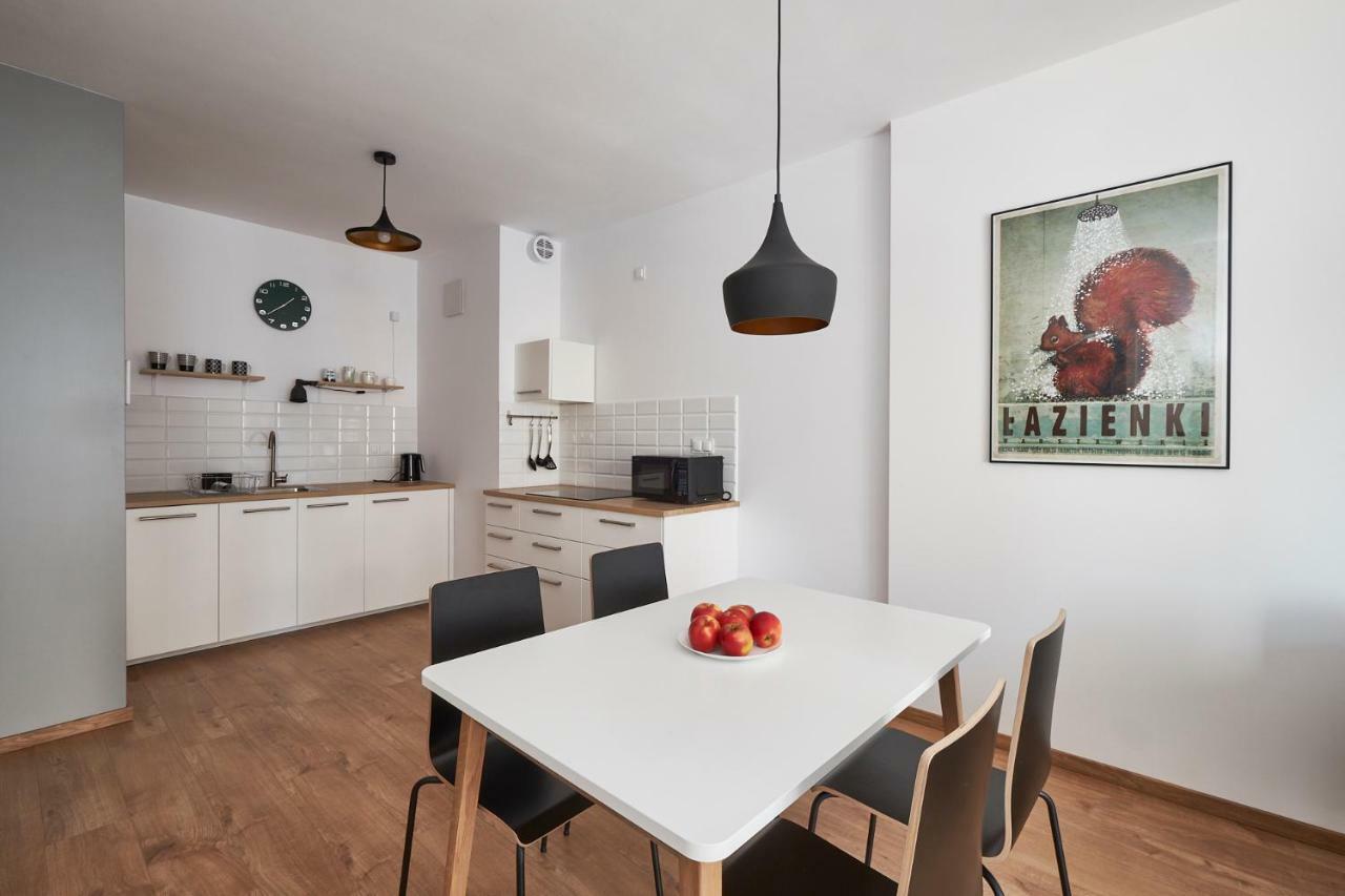 Modern Apartment In วอร์ซอ ภายนอก รูปภาพ
