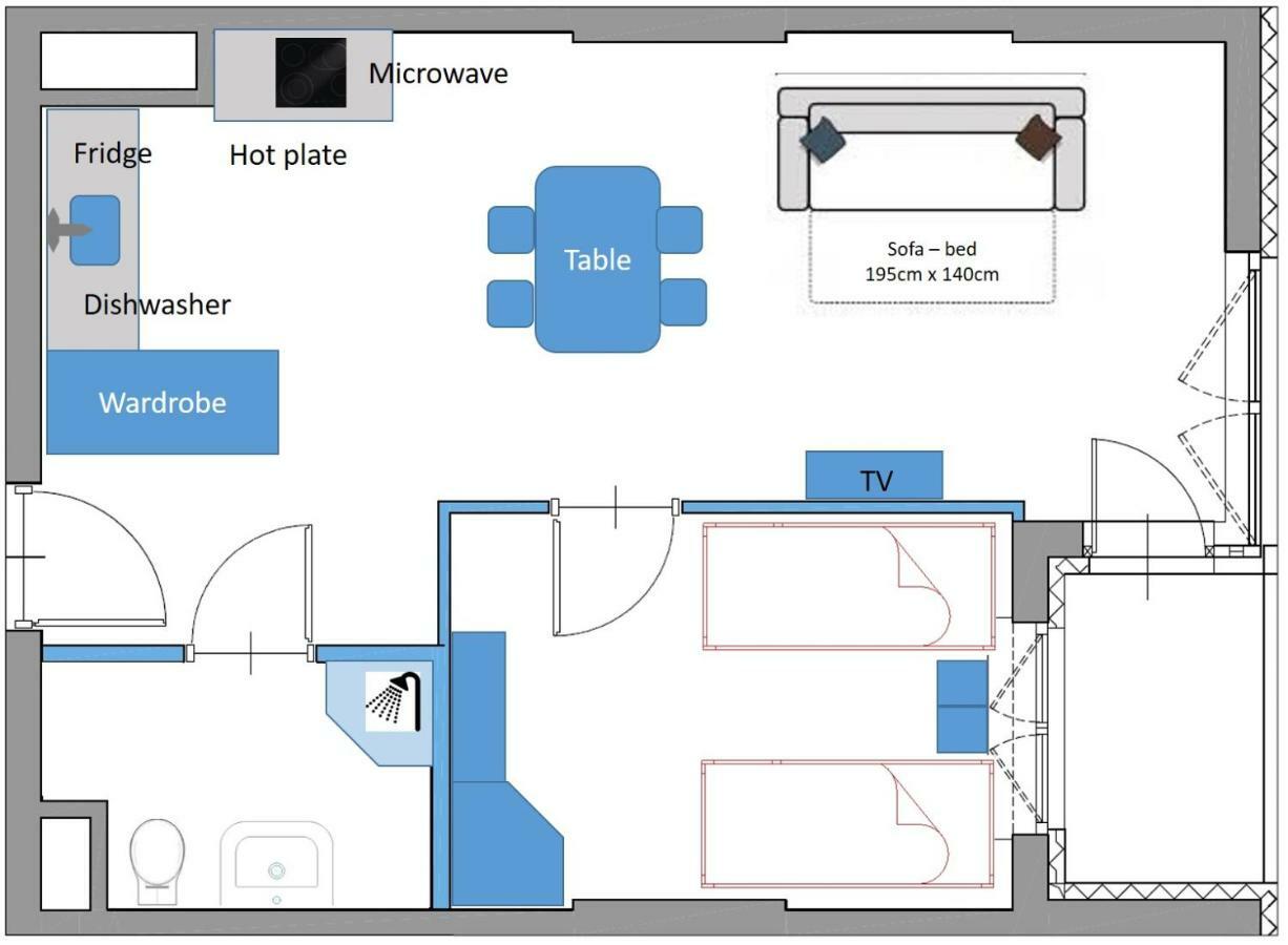 Modern Apartment In วอร์ซอ ภายนอก รูปภาพ